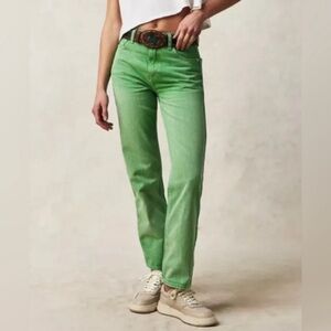 NWT Free People We The Free Pacifica High Rise Slim Straight Leg Women’s Size 27